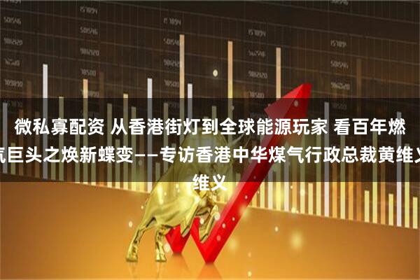 微私寡配资 从香港街灯到全球能源玩家 看百年燃气巨头之焕新蝶变——专访香港中华煤气行政总裁黄维义